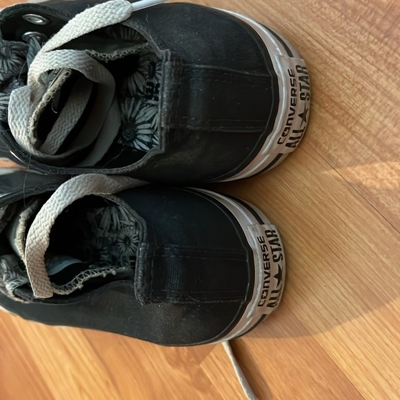 Black Converse All Star Sunflower Design Chucks Size 8 - Picture 4 of 6